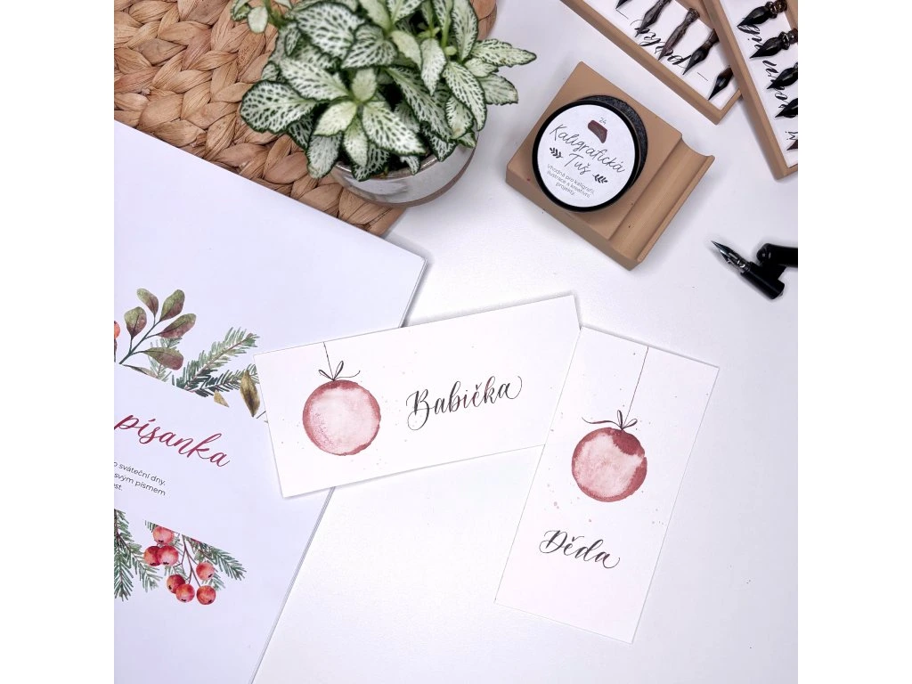 Ukázka z kurzu kaligrafie