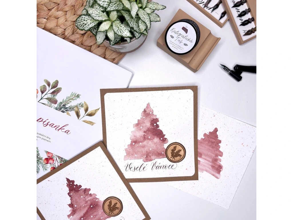 Ukázka z kurzu kaligrafie