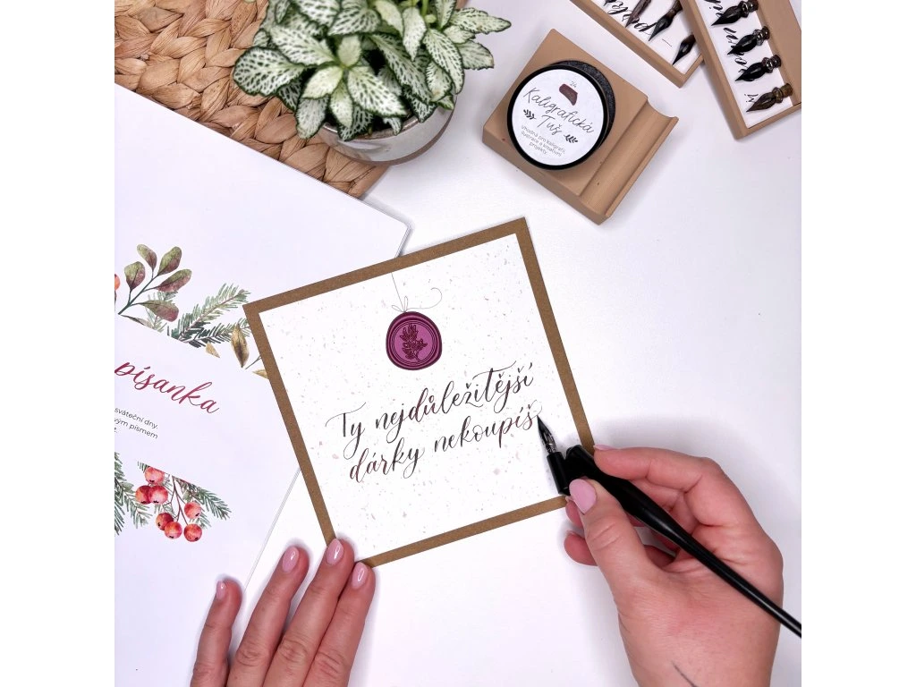 Ukázka z kurzu kaligrafie