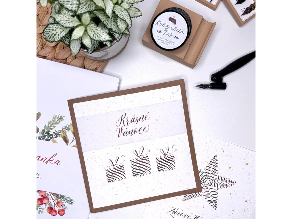 Ukázka z kurzu kaligrafie