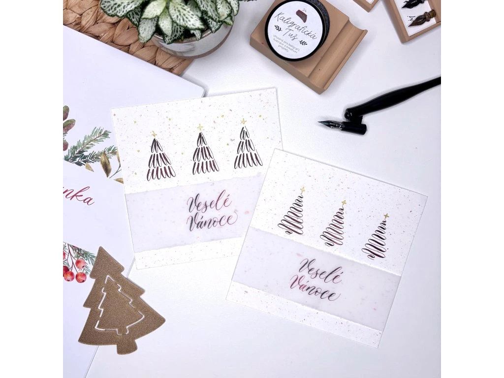 Ukázka z kurzu kaligrafie